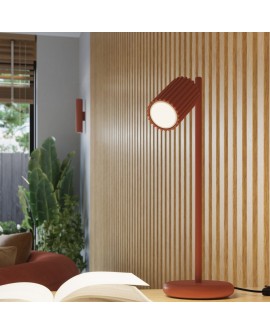 Lampa wisząca KARBON 3P ochra czerwona Sollux SL.1633