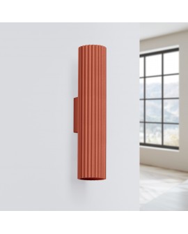 Kinkiet KARBON 30 ochra czerwona Sollux SL.1634