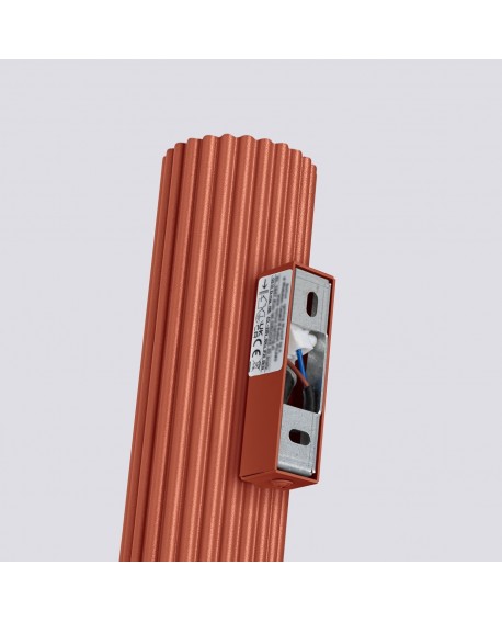 Kinkiet KARBON 30 ochra czerwona Sollux SL.1634