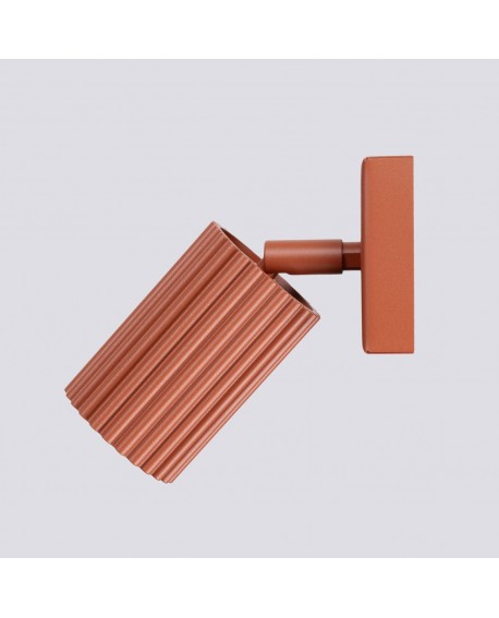 Kinkiet KARBON ochra czerwona Sollux SL.1635