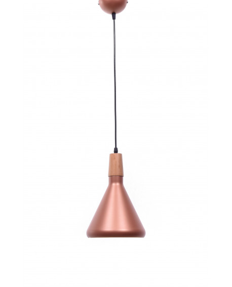 NOWOCZESNA LAMPA WISZĄCA SKANDYNAWSKA ZWIS RÓŻOWE ZŁOTO BAFIDO A1