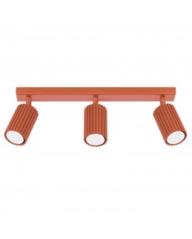 Plafon KARBON 3L ochra czerwona Sollux SL.1638