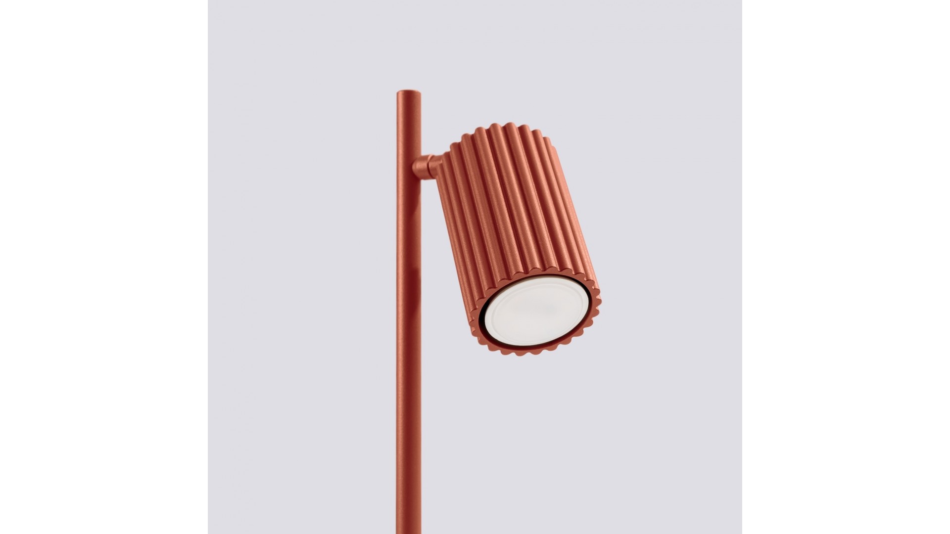 Lampa biurkowa KARBON ochra czerwona Sollux SL.1643