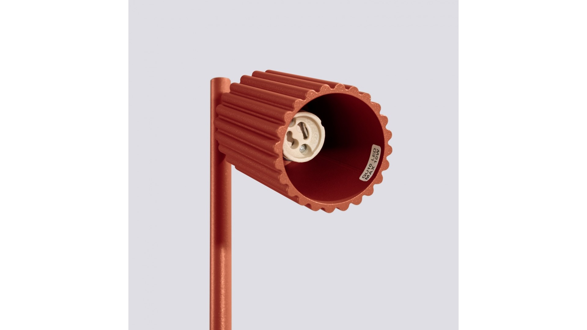 Lampa biurkowa KARBON ochra czerwona Sollux SL.1643