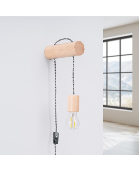 Kinkiet NIMBI E27 z włącznikiem Sollux SL.1644