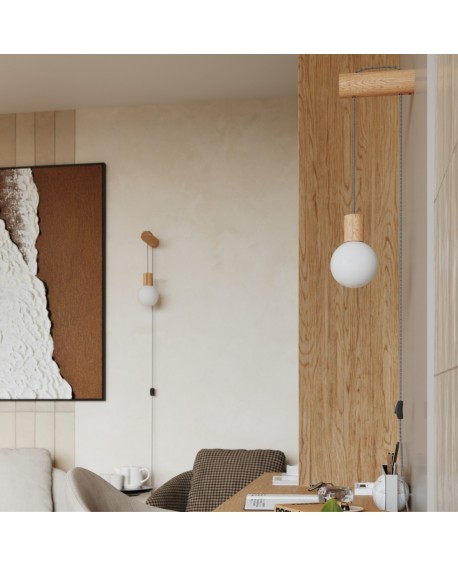 Kinkiet NIMBI G9 z włącznikiem Sollux SL.1645