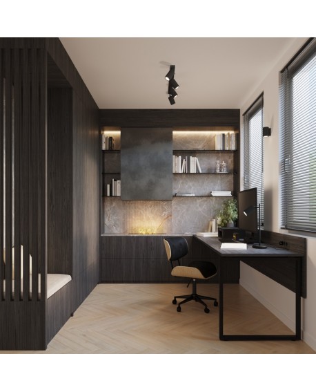 Kinkiet KARBON 10 czarny Sollux SL.1648