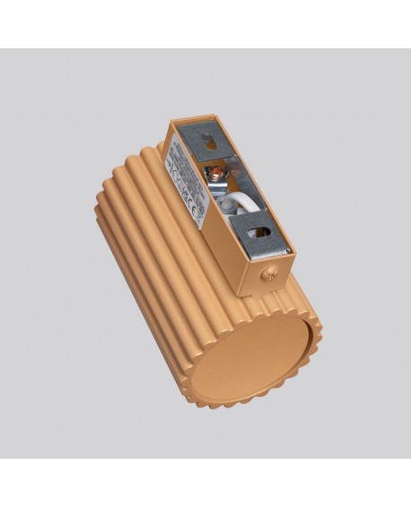 Kinkiet KARBON 10 złoty Sollux SL.1650