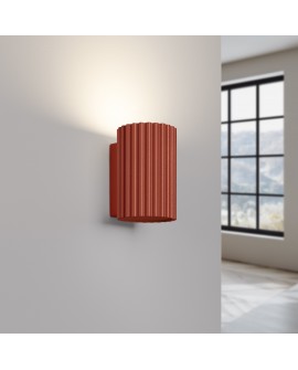 Kinkiet KARBON 10 ochra czerwona Sollux SL.1654