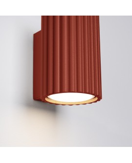 Kinkiet KARBON 10 ochra czerwona Sollux SL.1654