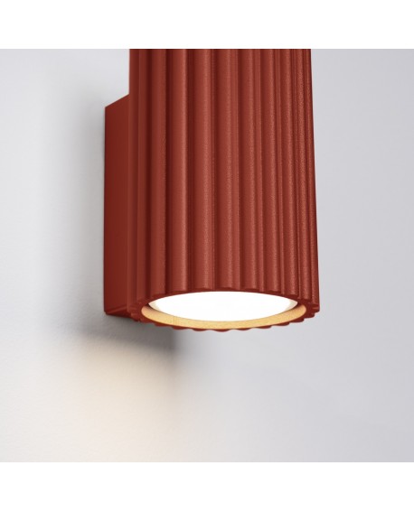 Kinkiet KARBON 10 ochra czerwona Sollux SL.1654