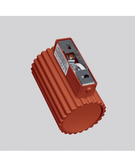 Kinkiet KARBON 10 ochra czerwona Sollux SL.1654