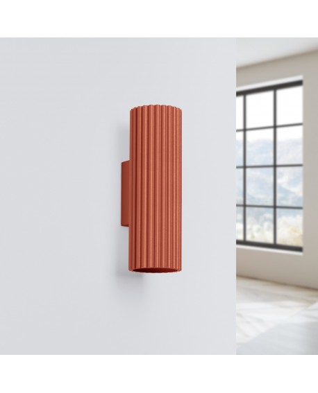 Kinkiet KARBON 20 ochra czerwona Sollux SL.1655