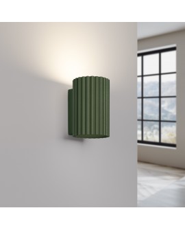 Kinkiet KARBON 10 zielony oliwkowy Sollux SL.1656