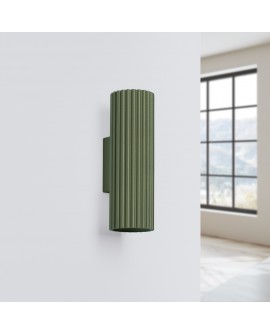 Kinkiet KARBON 20 zielony oliwkowy Sollux SL.1657