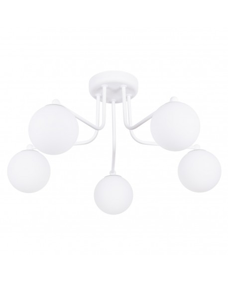 Żyrandol ASTRAL 5 biały Sollux SL.1660
