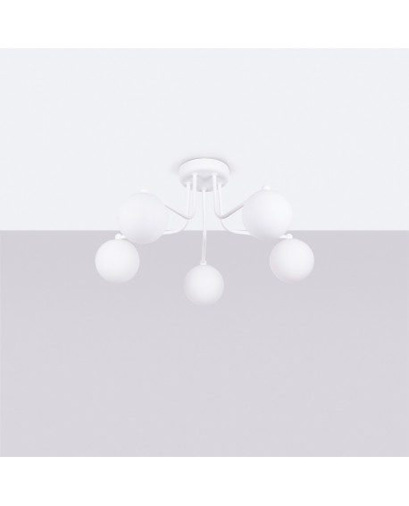 Żyrandol ASTRAL 5 biały Sollux SL.1660