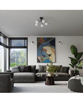 Kinkiet ASTRAL 1 czarny Sollux SL.1661