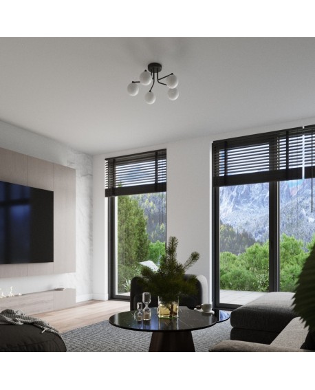 Kinkiet ASTRAL 1 czarny Sollux SL.1661