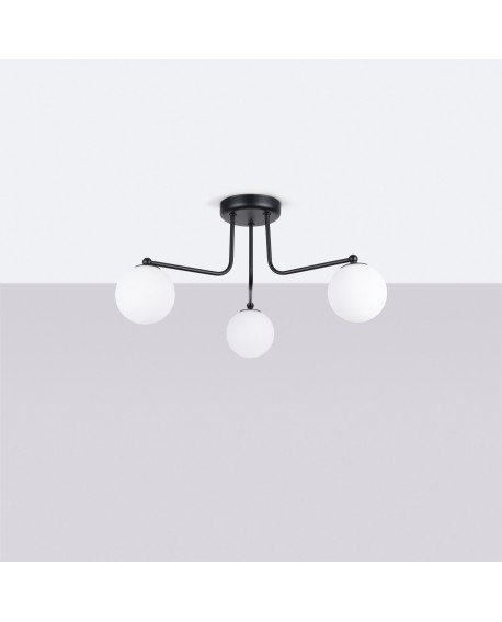 Żyrandol ASTRAL 3 czarny Sollux SL.1662