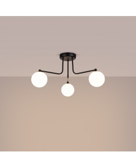 Żyrandol ASTRAL 3 czarny Sollux SL.1662