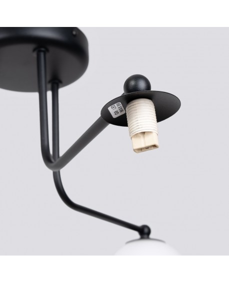 Żyrandol ASTRAL 3 czarny Sollux SL.1662