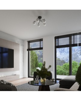 Żyrandol ASTRAL 3 czarny Sollux SL.1662