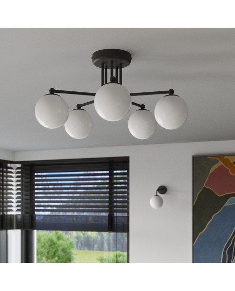 Żyrandol ASTRAL 3 czarny Sollux SL.1662