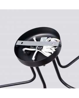 Żyrandol ASTRAL 5 czarny Sollux SL.1663