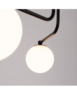 Żyrandol ASTRAL 5 czarny Sollux SL.1663