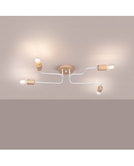 Żyrandol TIMBO 4 biały Sollux SL.1665