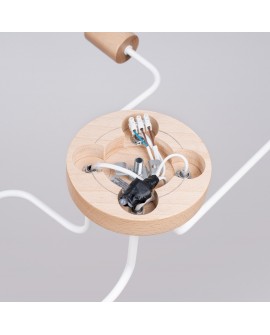 Żyrandol TIMBO 4 biały Sollux SL.1665