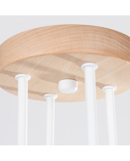 Żyrandol TIMBO 4 biały Sollux SL.1665