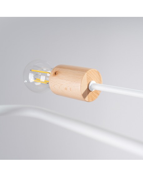 Żyrandol TIMBO 6 biały Sollux SL.1666