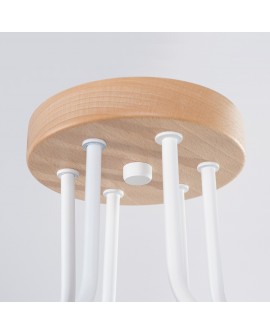 Żyrandol TIMBO 6 biały Sollux SL.1666