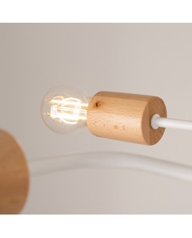 Żyrandol TIMBO 8 biały Sollux SL.1667