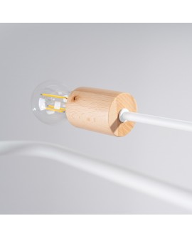 Żyrandol TIMBO 8 biały Sollux SL.1667