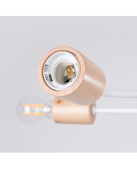 Żyrandol TIMBO 8 biały Sollux SL.1667