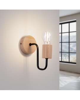 Kinkiet TIMBO czarny Sollux SL.1668