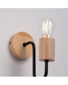 Kinkiet TIMBO czarny Sollux SL.1668