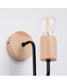 Kinkiet TIMBO czarny Sollux SL.1668