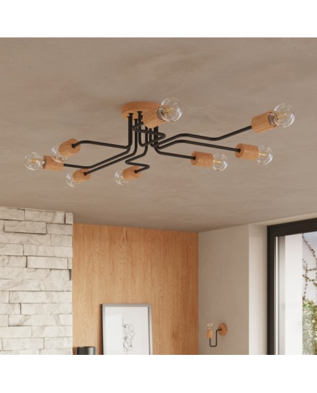 Kinkiet TIMBO czarny Sollux SL.1668