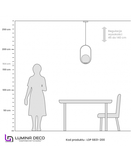 NOWOCZESNA LAMPA WISZĄCA BIAŁA PANARI D20