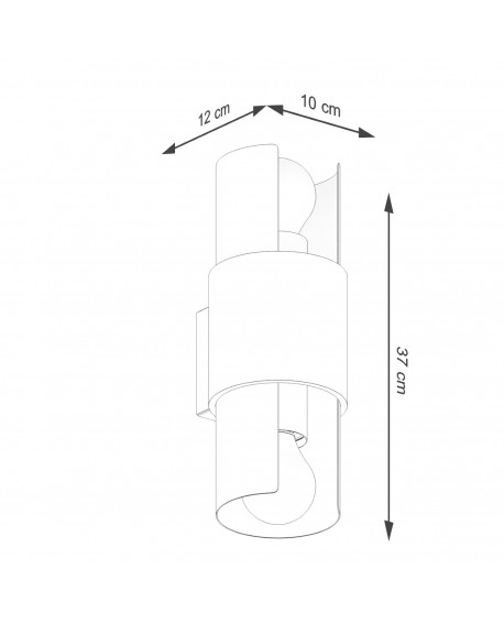 Kinkiet FLASH 2 biały Sollux SL.1674