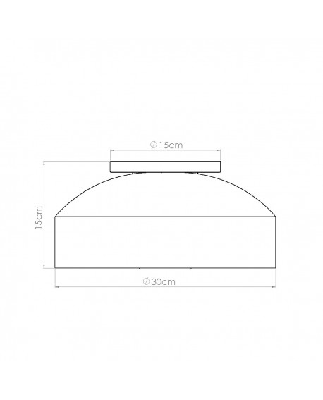 Plafon OMIQ biały Sollux SL.1677