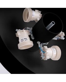 Plafon OMIQ czarny Sollux SL.1678