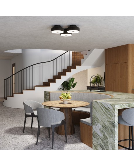 Plafon OMIQ czarny Sollux SL.1678