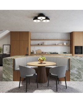 Plafon OMIQ czarny Sollux SL.1678