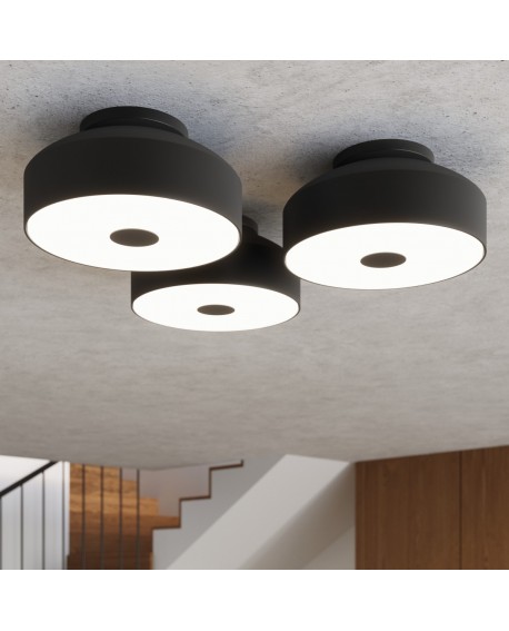 Plafon OMIQ czarny Sollux SL.1678