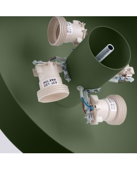 Plafon OMIQ zielony oliwkowy Sollux SL.1680